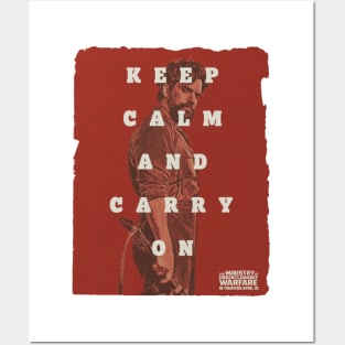 keep calm and carry on Posters and Art